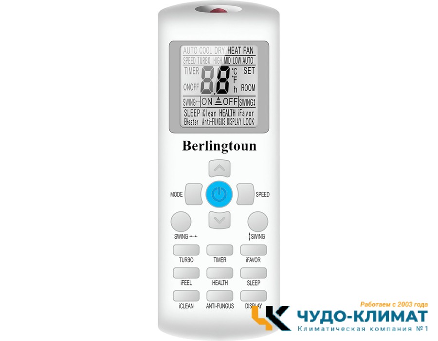 Настенный внутренний блок мульти-сплит системы Berlingtoun BМI-12AIN2