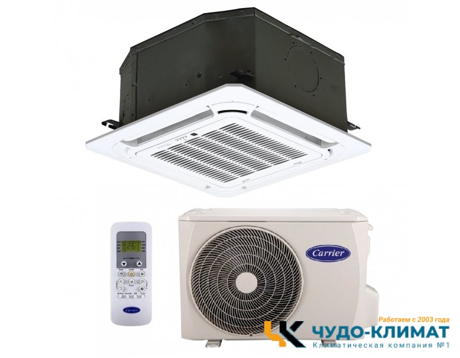 Кассетный кондиционер Carrier 42QTD024NS/38QUS024NS