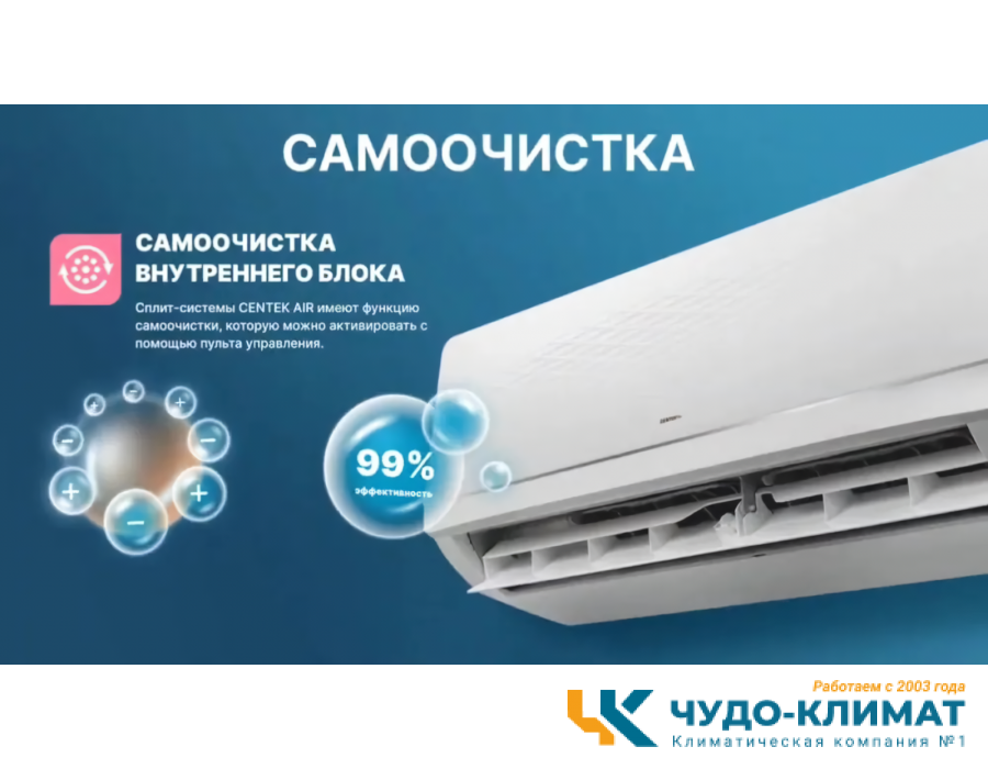 Кондиционер Centek CT-65F09 Wi-Fi