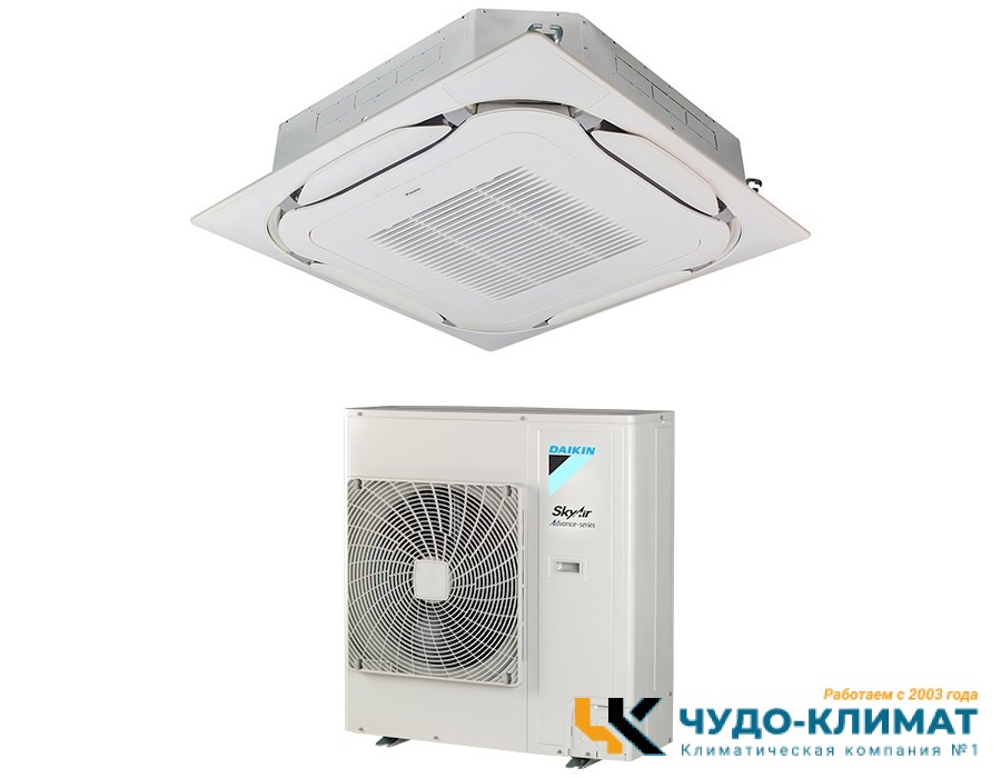 Кассетный кондиционер Daikin FCAG125B/RZASG125MV1/-40