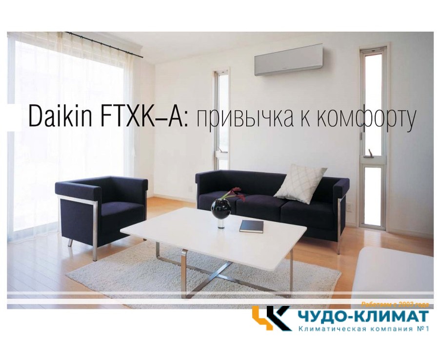 Кондиционер Daikin Miyora FTXK60AS/RXK60A