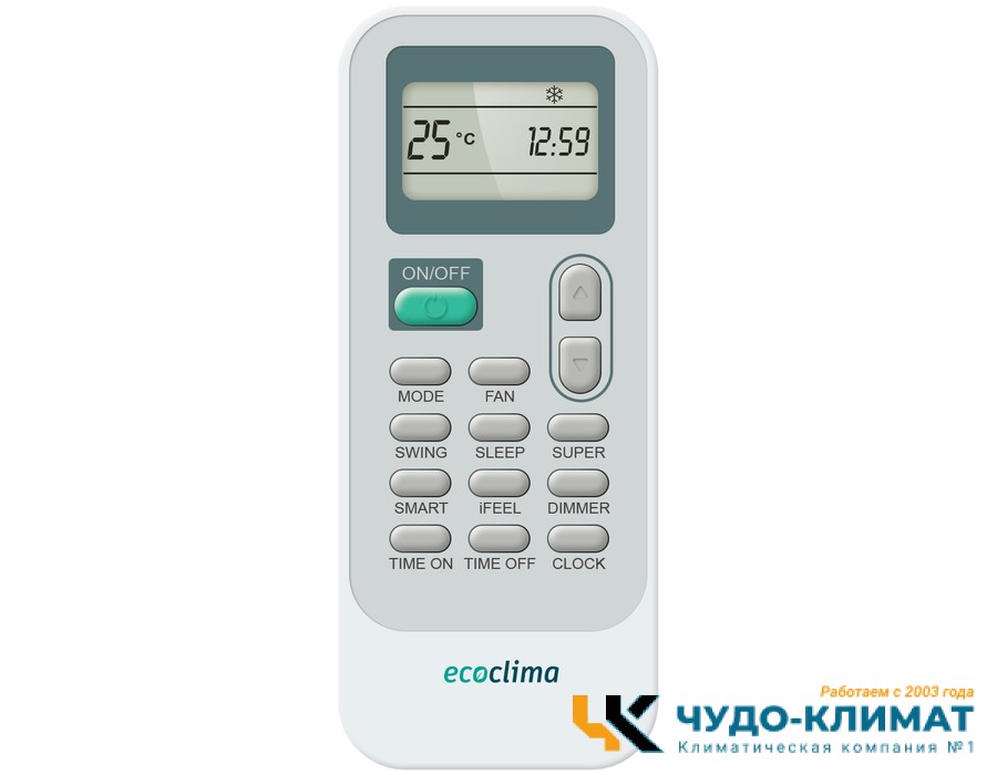 Кондиционер Ecoclima Elegant Line ECW-HE09/AA-4R2 / EC-HE09/A-4R2