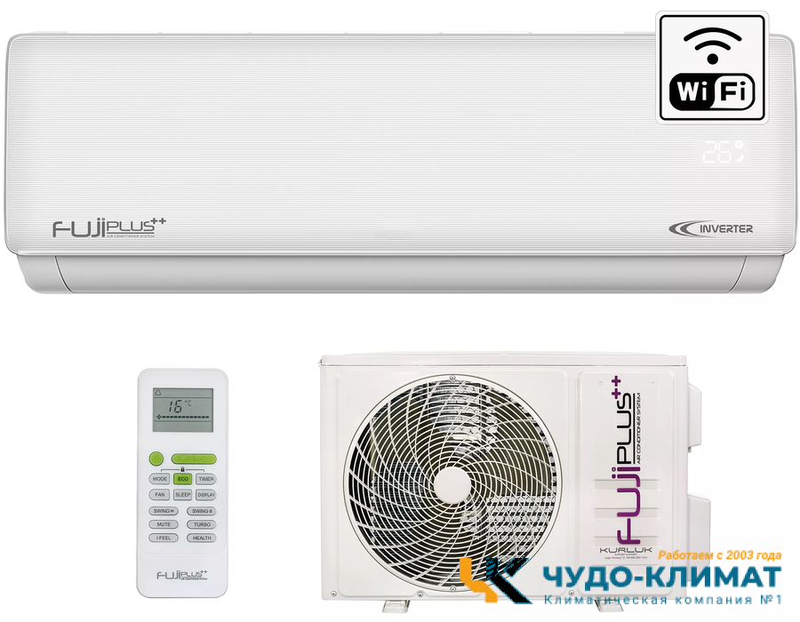 Кондиционер Fujiplus Akira FP-09 TI/TD Wi-fi
