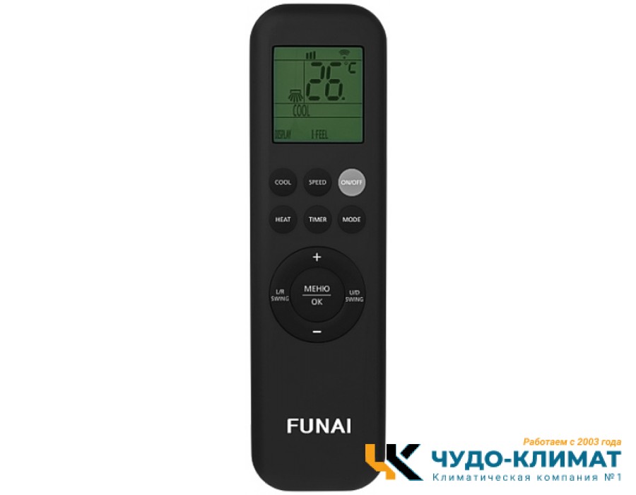 Настенный внутренний блок мульти сплит-системы Funai Shogun RAM-I-SG30HP.W02/S