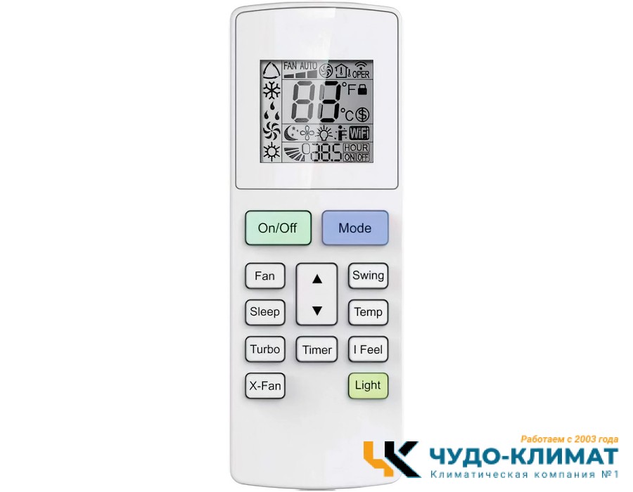 Настенный внутренний блок мульти сплит-системы General Climate FREE MULTI 2 GC-ME09HR32 (WiFi)