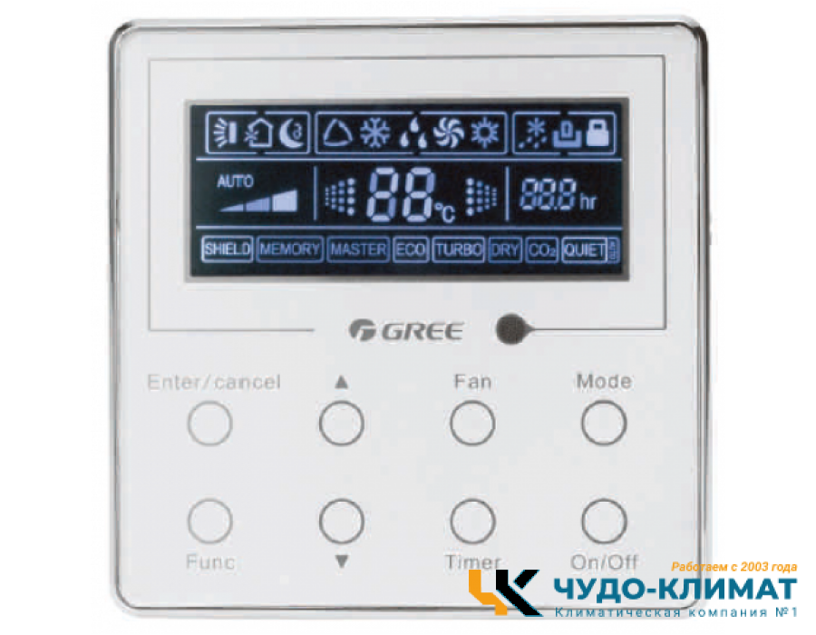 Кассетный внутренний блок мульти сплит-системы Gree Super Free Match IV GKH(18)BB-K3DNA3A/I