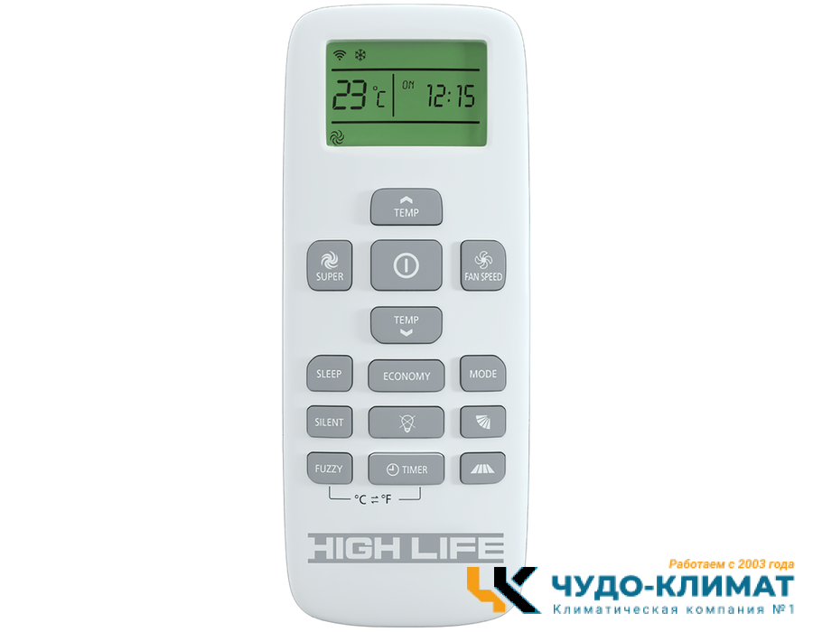 Кондиционер High Life Comfort Class ACHL-09CC-CHDV02S