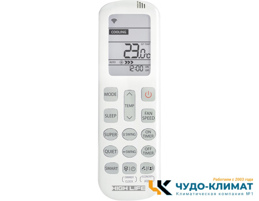 Кондиционер High Life Priority class 2.0 ACHL-18PC-CHDV03S
