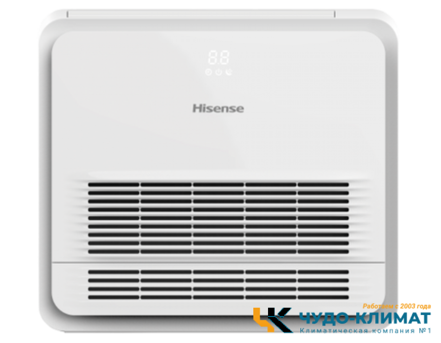 Напольно-потолочный кондиционер Hisense Heavy EU AKT-12UR4RK8/AUW-12U4RS8