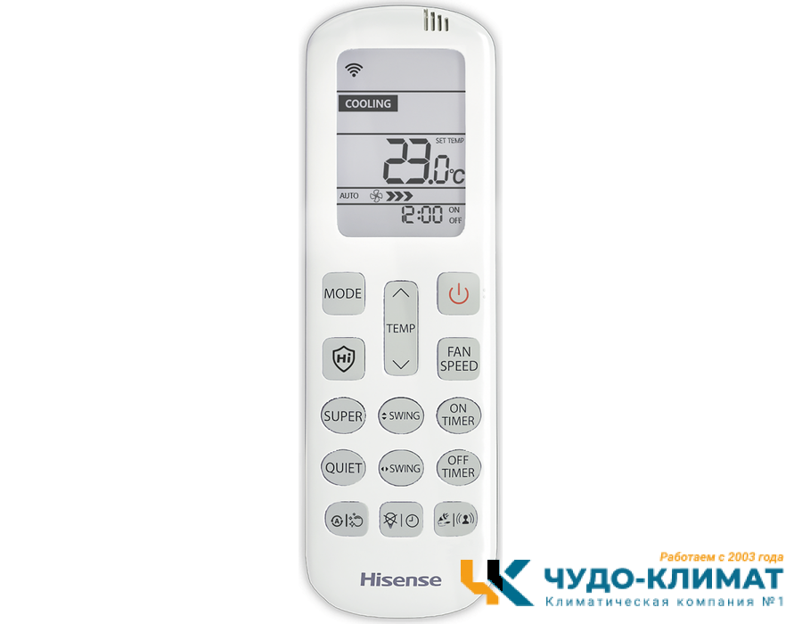 Настенный внутренний блок мульти сплит-системы Hisense Zoom Free Match AMS-09UW4RMRKB00