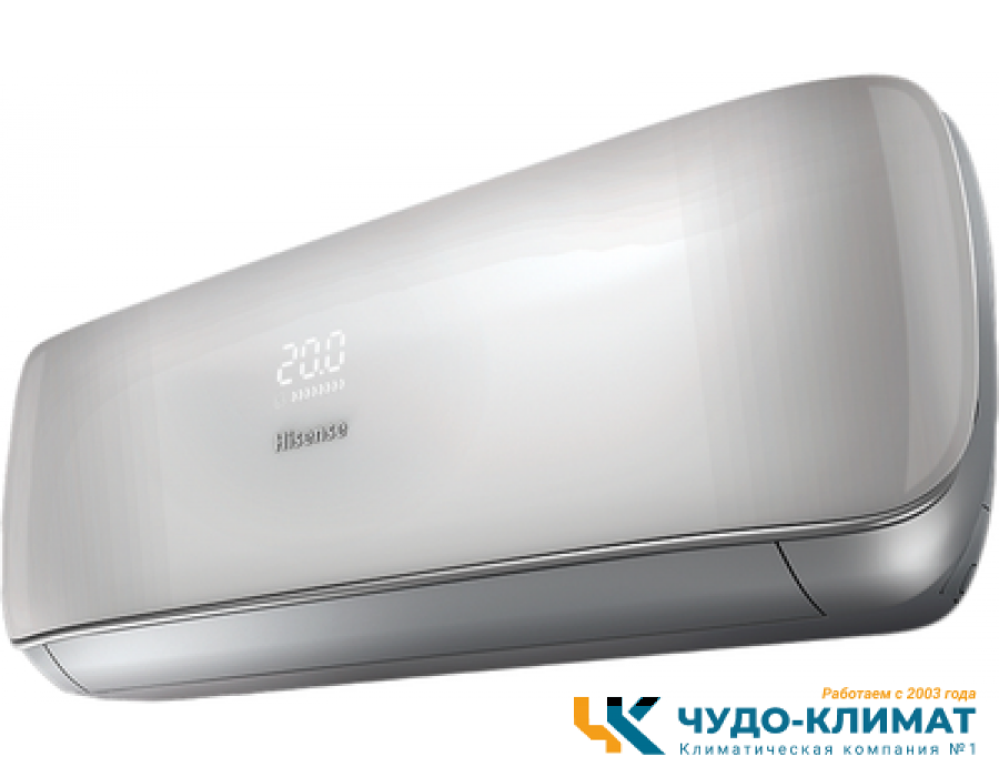 Настенный внутренний блок мульти сплит-системы Hisense Design Free Match AMS-12UR4SVETG67(R) SILVER