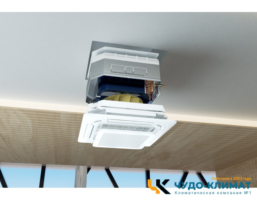 Кассетный кондиционер Hisense AUC-24HR4SJA/AUW-24H4SF