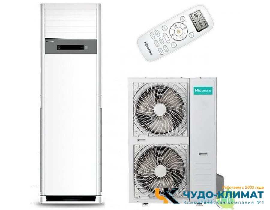 Колонный кондиционер Hisense AUF-48ER6SM/AUW-48H6SE1