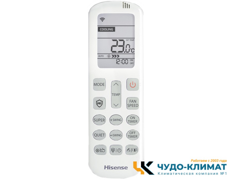 Настенный внутренний блок мульти сплит-системы Hisense Free Match AMS-12UW4RXRKB00 WI-FI