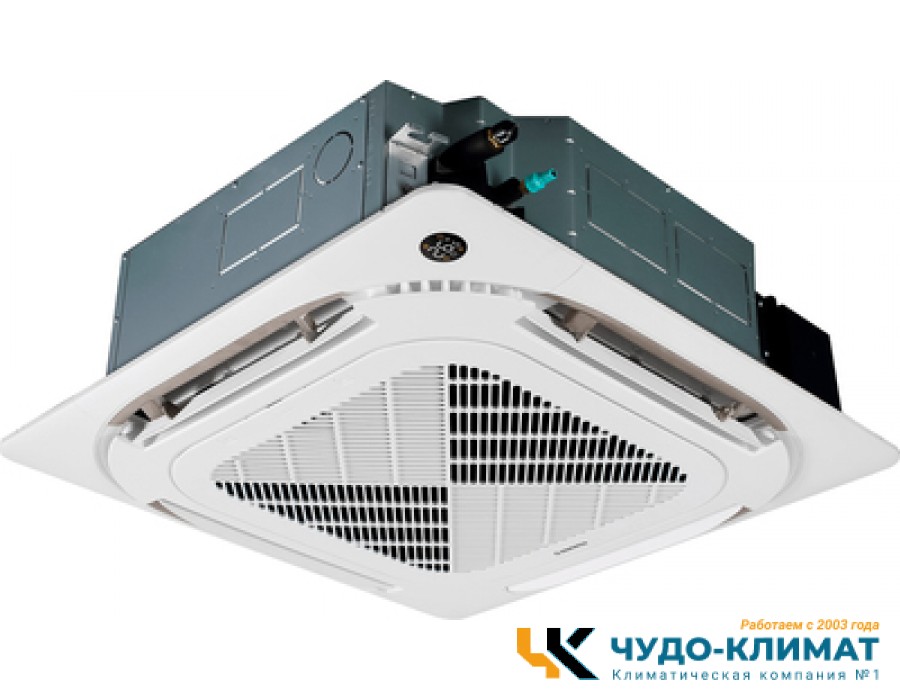 Кассетный кондиционер Kentatsu KSVT105HFAN3R/KSUR105HFAN3L/KPU95-DR