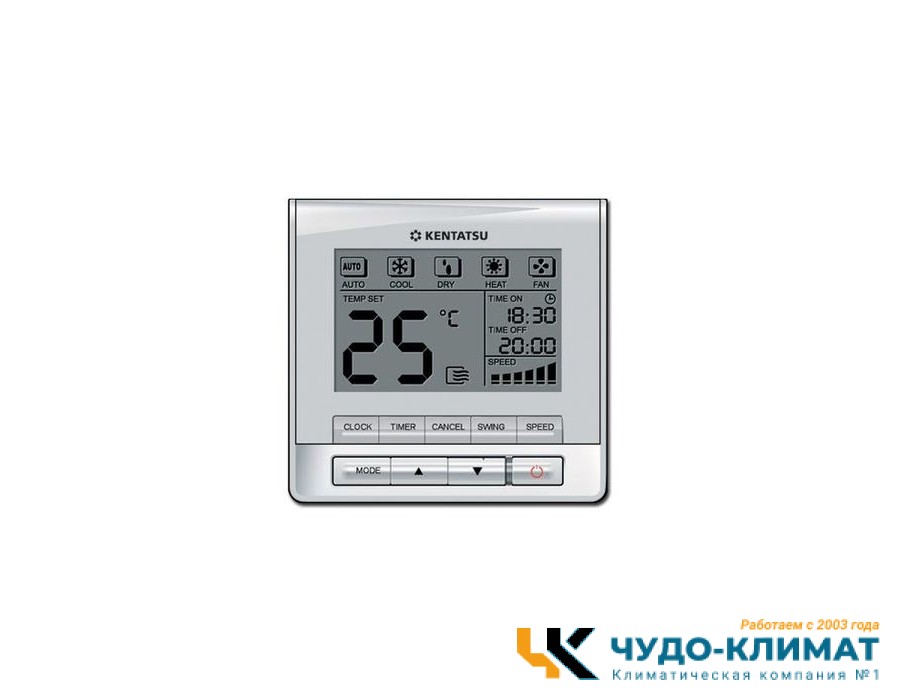 Кассетный кондиционер Kentatsu KSVQ140HFAN3/KSUT140HFAN3/-40