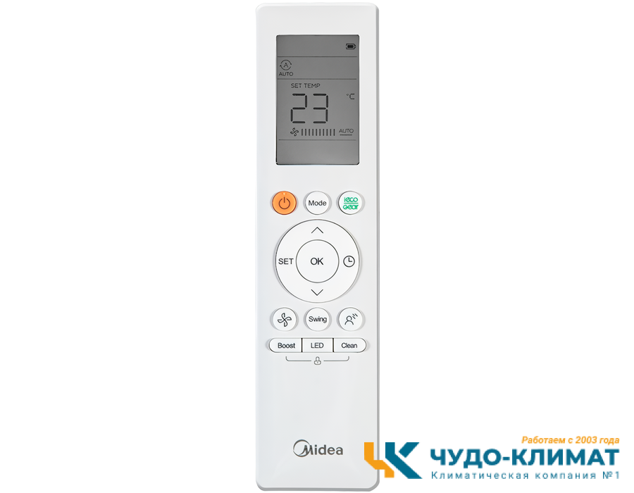 Кассетный кондиционер Midea MCA4U-12HRFNX-Q(GA)/MOX230-12HFN8-Q(GA)/T-MBQ4-03AWD