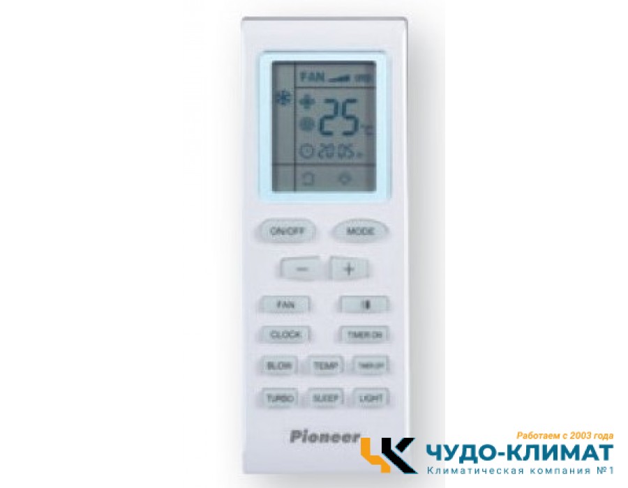 Кассетный кондиционер Pioneer KFC24GV/KON24GV/TC04V