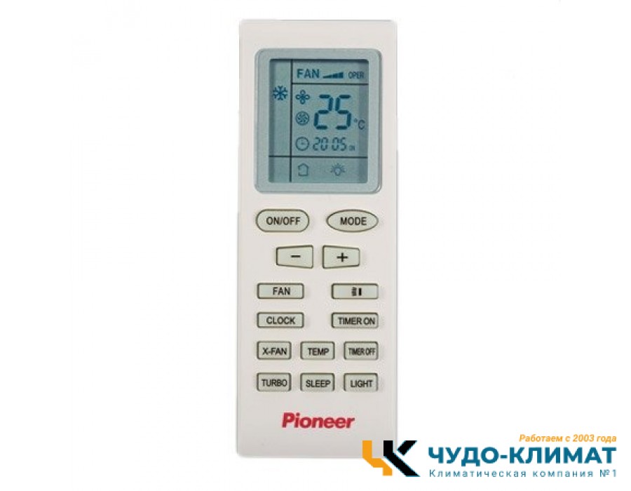 Кассетный кондиционер Pioneer KFC48GV/KON48GV/TC04V
