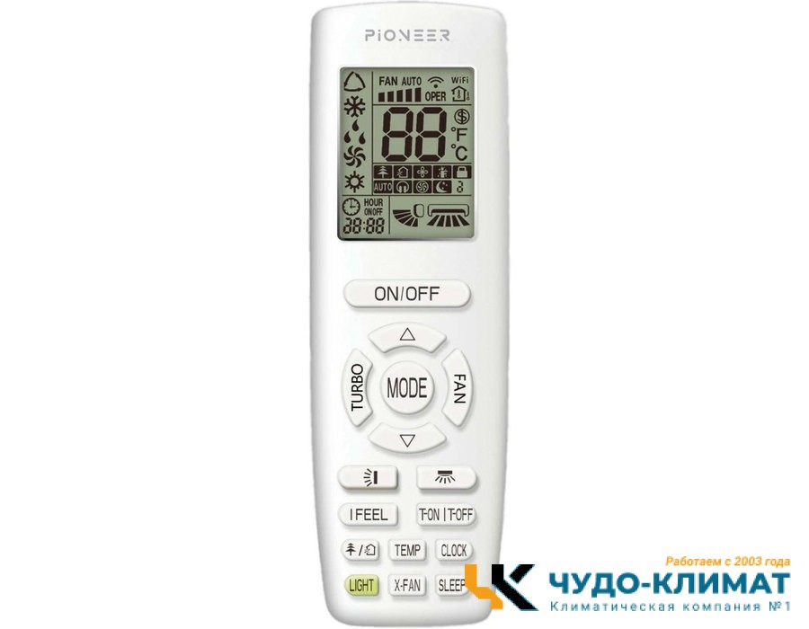 Настенный внутренний блок мульти сплит-системы Pioneer Artis KFRI25LW
