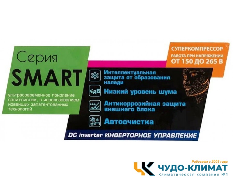 Кондиционер Rovex Smart RS-18PXI6