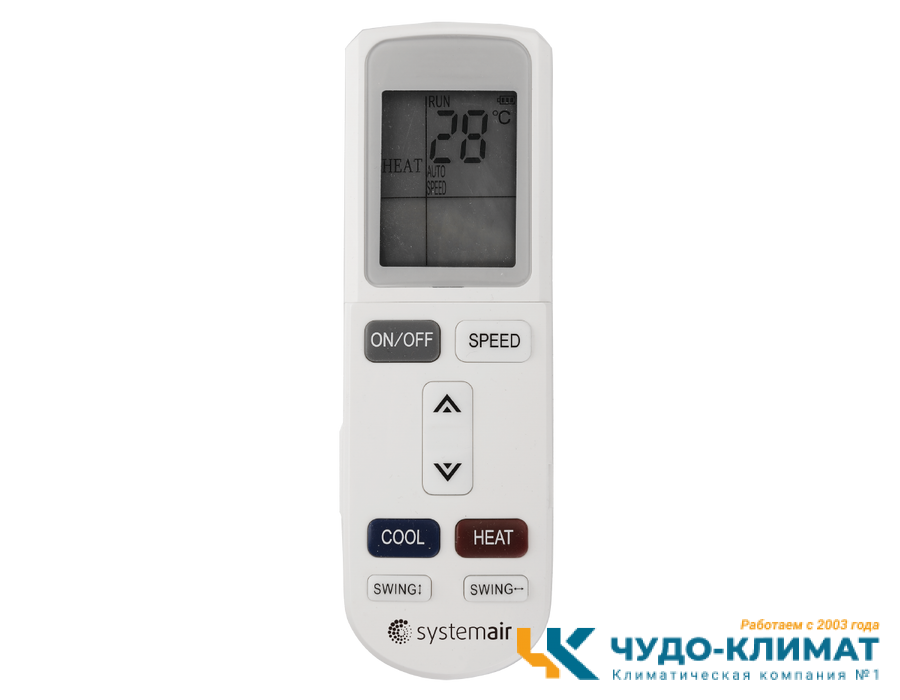 Кассетный кондиционер Systemair SYSPLIT SIMPLE CASSETTE 48 HP R