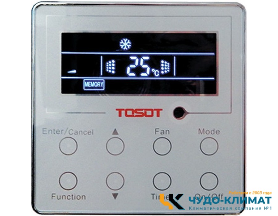 Кассетный внутренний блок мульти сплит-системы Tosot T12H-FCA/I4/TC03P-LC