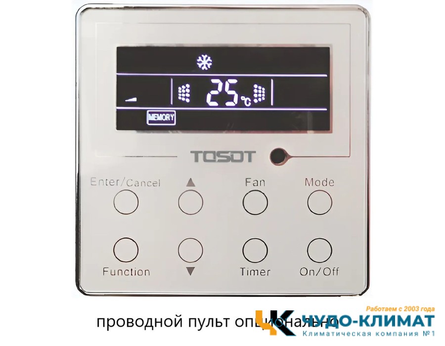 Кассетный внутренний блок мульти сплит-системы Tosot T18H-FC1A/I/TD01