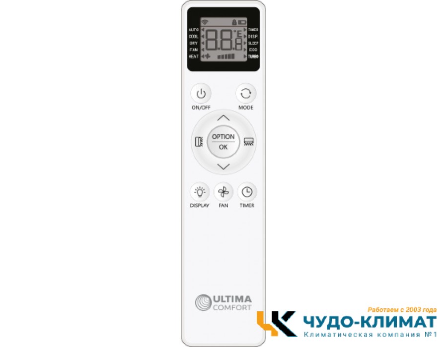 Настенный внутренний блок мульти сплит-системы ULTIMA COMFORT Eclipse UC-EMM09PN